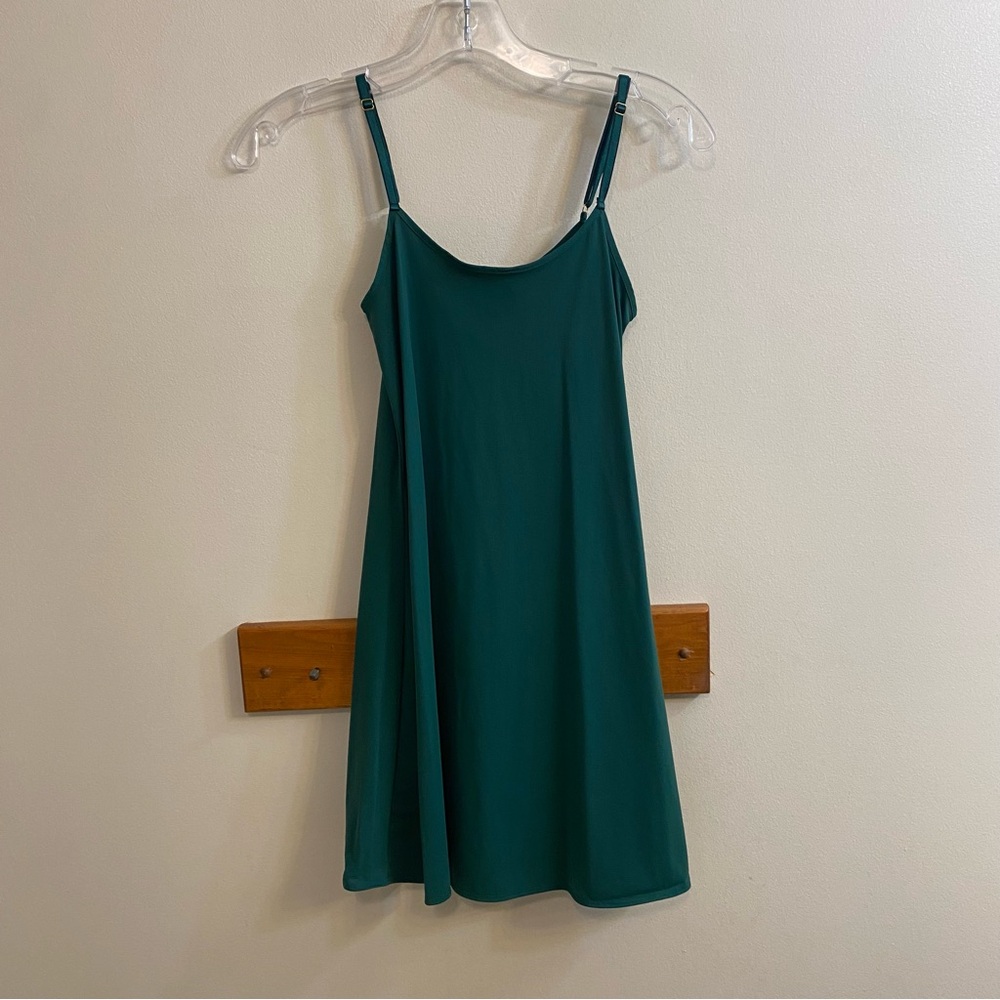 Hill House Home The Slip Top Dark Green Women’s Sz XXS Layering Adjustable‎